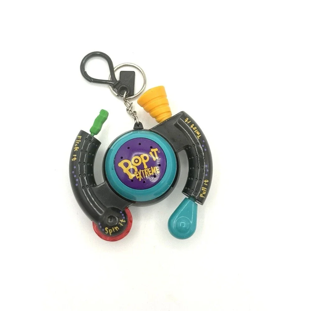 Vintage Hasbro Bop It Extreme Keychain Pocket Mini 2000 Tested WORKS w/Batteries